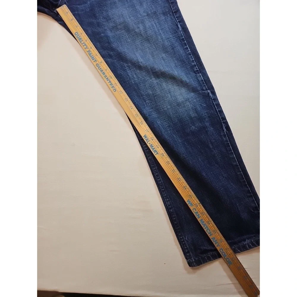 Levis 514 Jeans Mens 38x32 Blue Denim Straight Leg Stretch Levi's Premium Pants